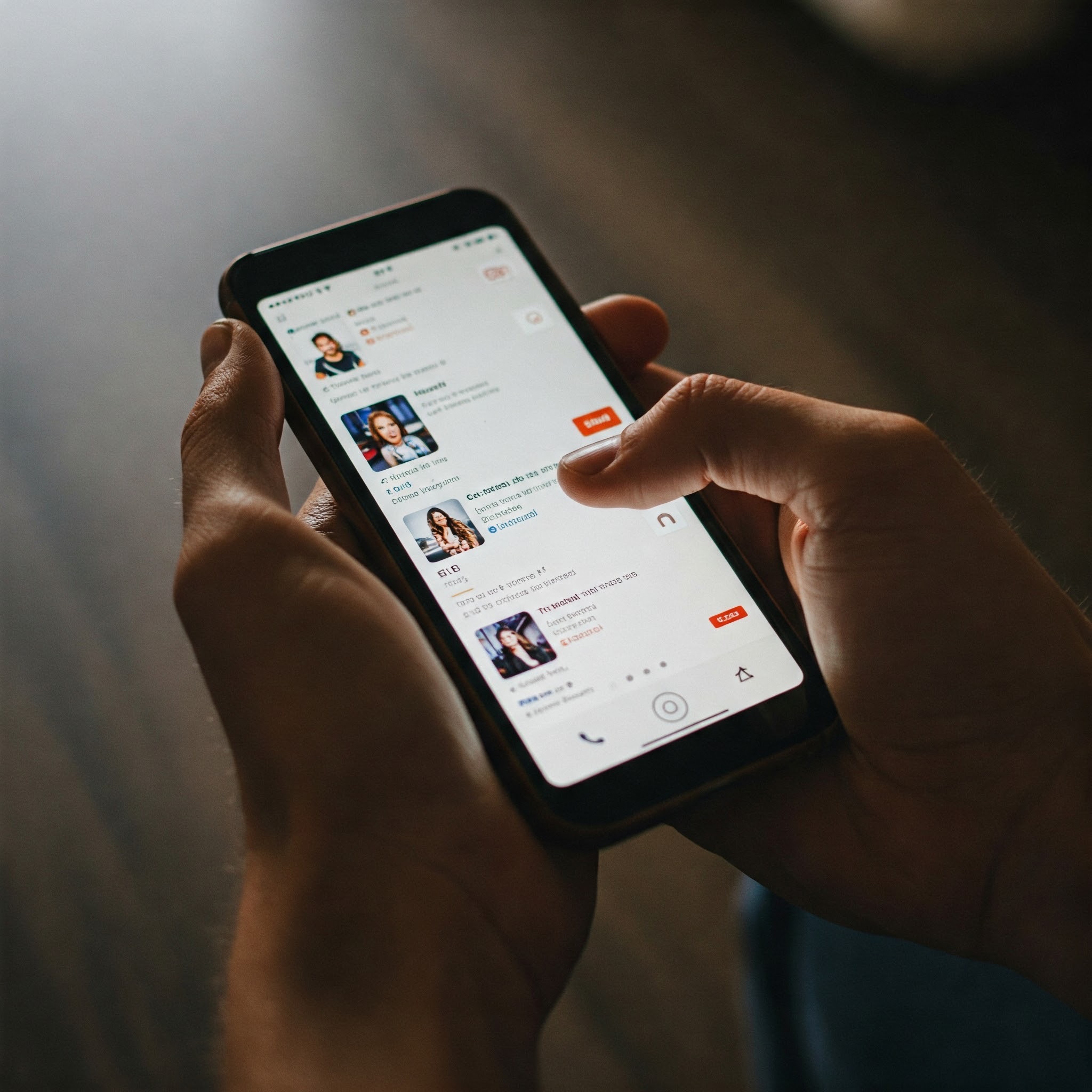 photo of Person Browsing Social Media on Smartphone